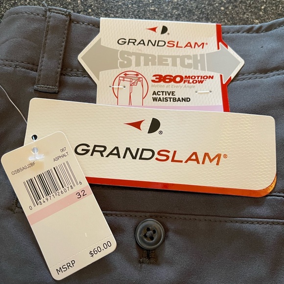 Grand Slam 360 motion flow mens shorts - Picture 2 of 7